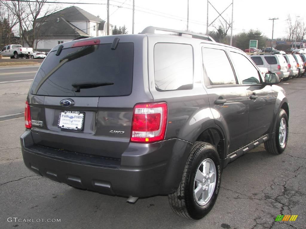 2009 Escape XLT V6 4WD - Sterling Grey Metallic / Stone photo #3