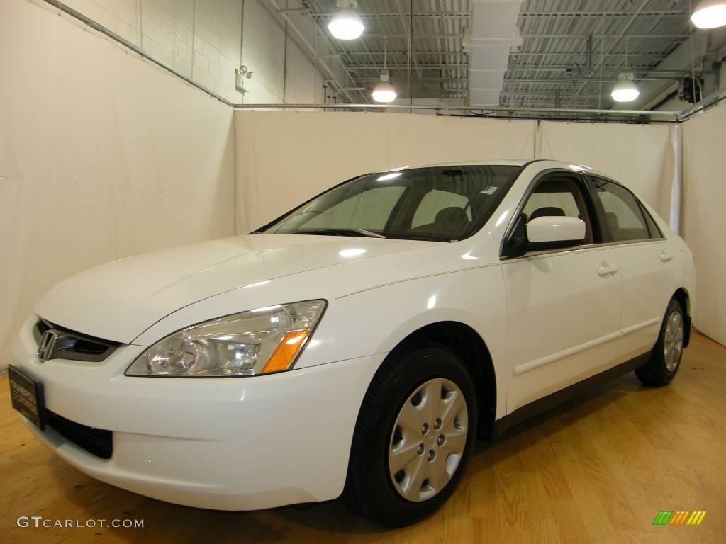 2003 Accord LX Sedan - Taffeta White / Ivory photo #1