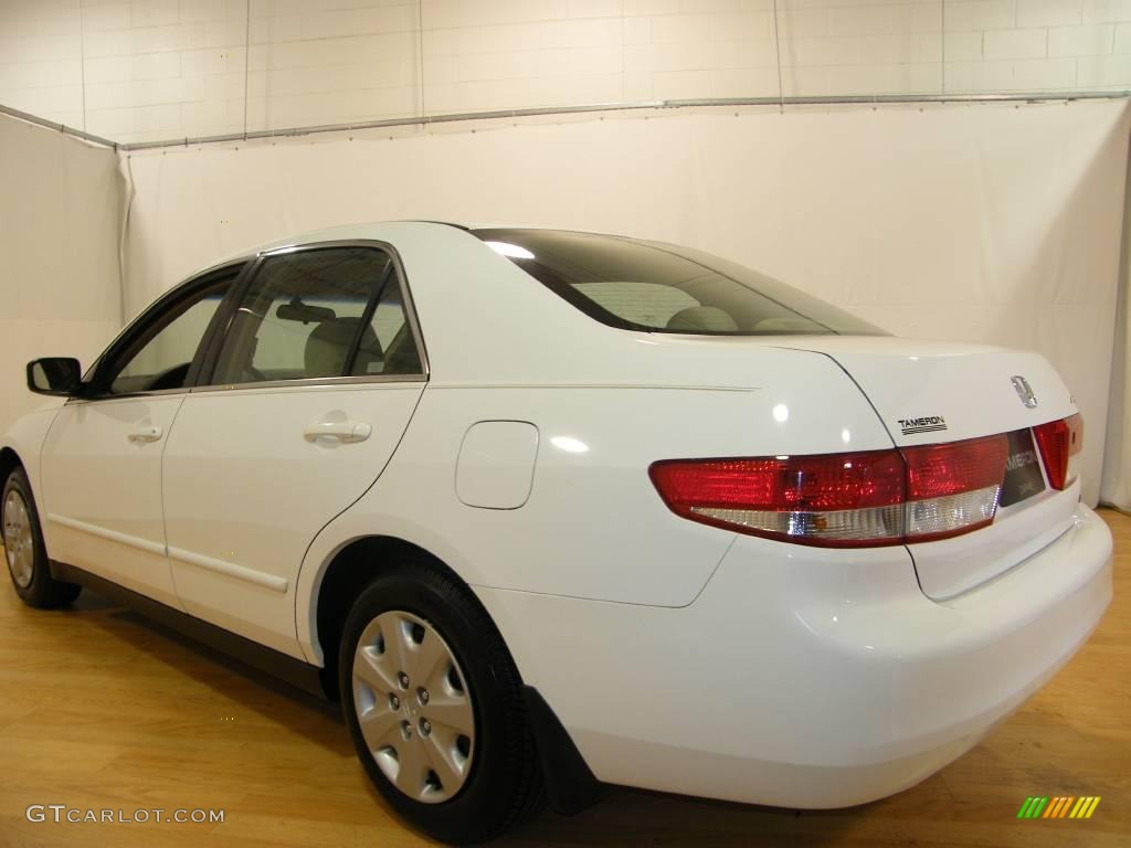 2003 Accord LX Sedan - Taffeta White / Ivory photo #3