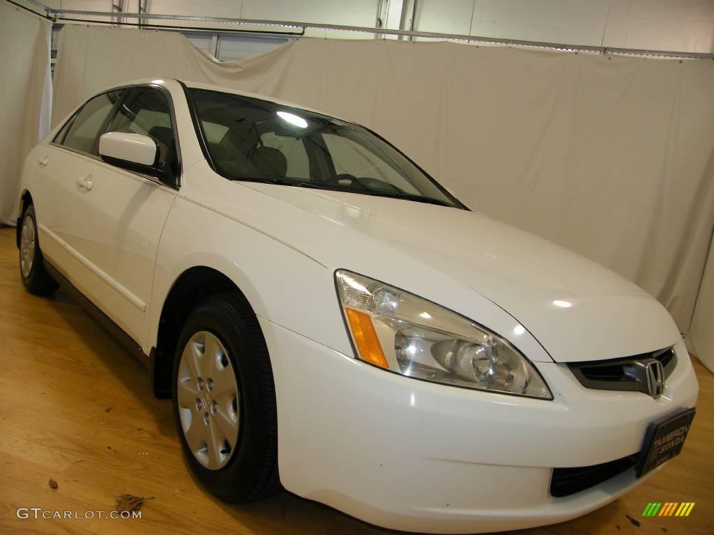 2003 Accord LX Sedan - Taffeta White / Ivory photo #7