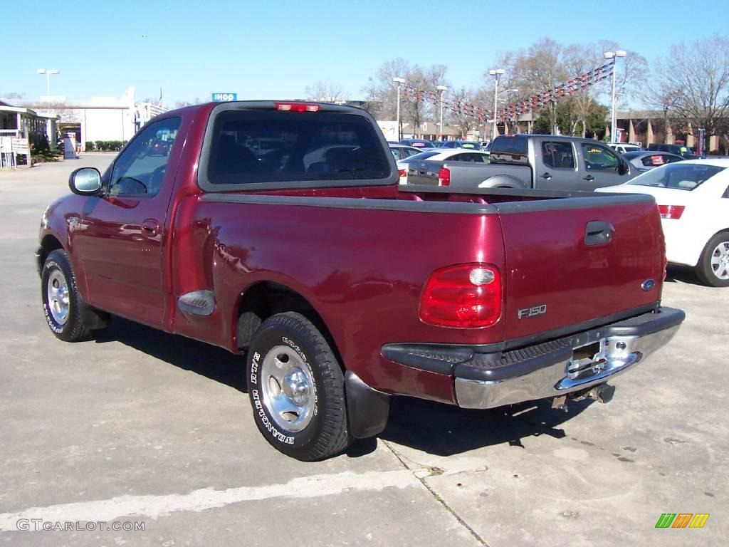2003 F150 XLT Regular Cab - Toreador Red Metallic / Dark Graphite Grey photo #3