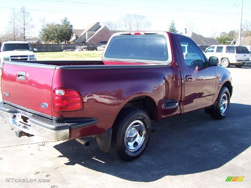 2003 F150 XLT Regular Cab - Toreador Red Metallic / Dark Graphite Grey photo #5