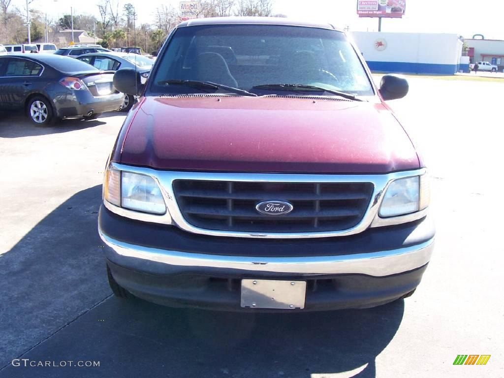 2003 F150 XLT Regular Cab - Toreador Red Metallic / Dark Graphite Grey photo #7