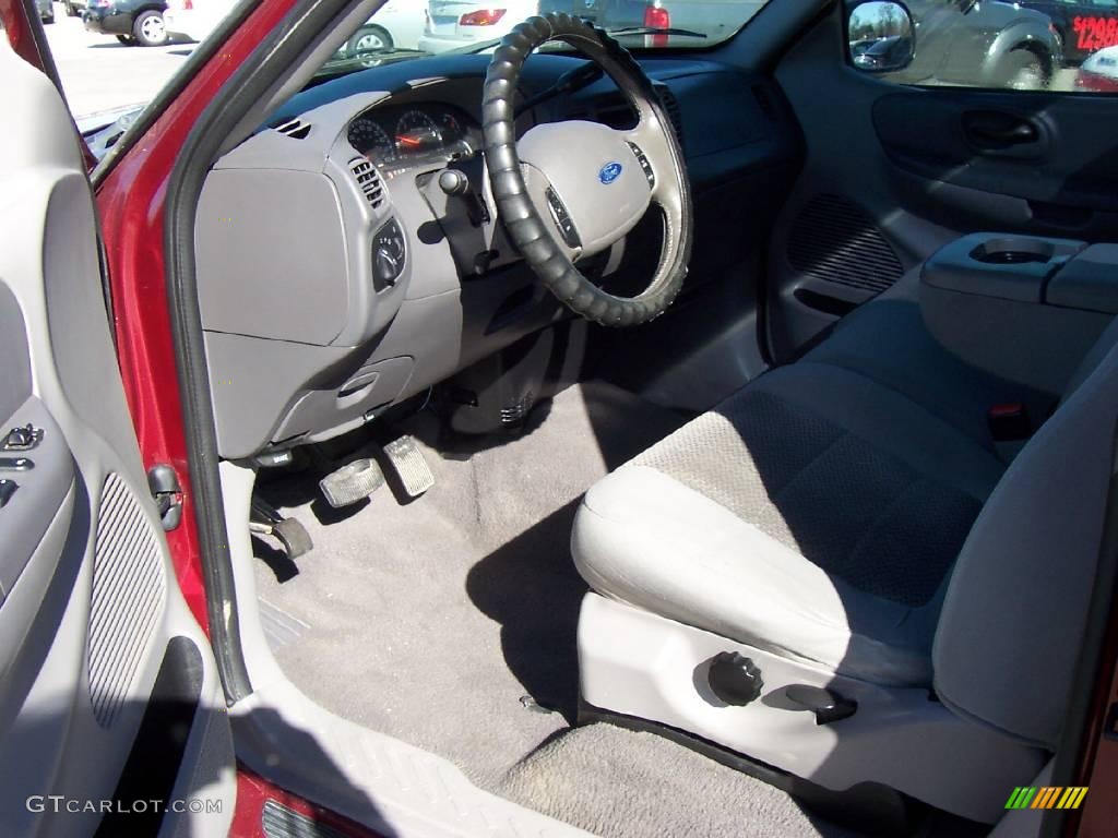 2003 F150 XLT Regular Cab - Toreador Red Metallic / Dark Graphite Grey photo #9