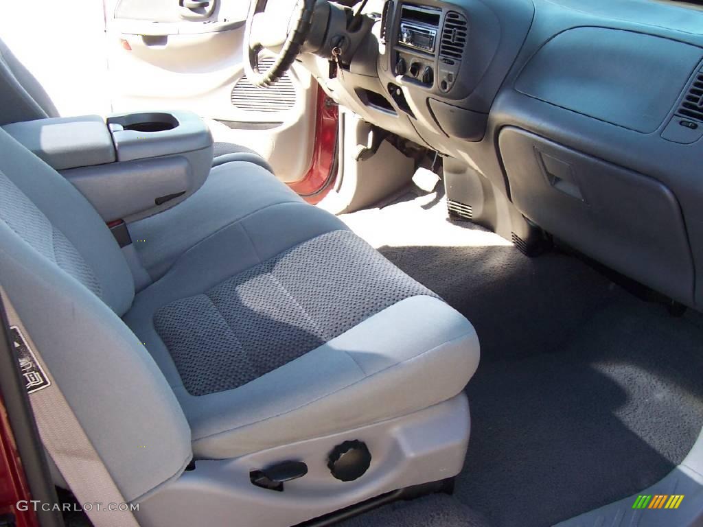 2003 F150 XLT Regular Cab - Toreador Red Metallic / Dark Graphite Grey photo #10