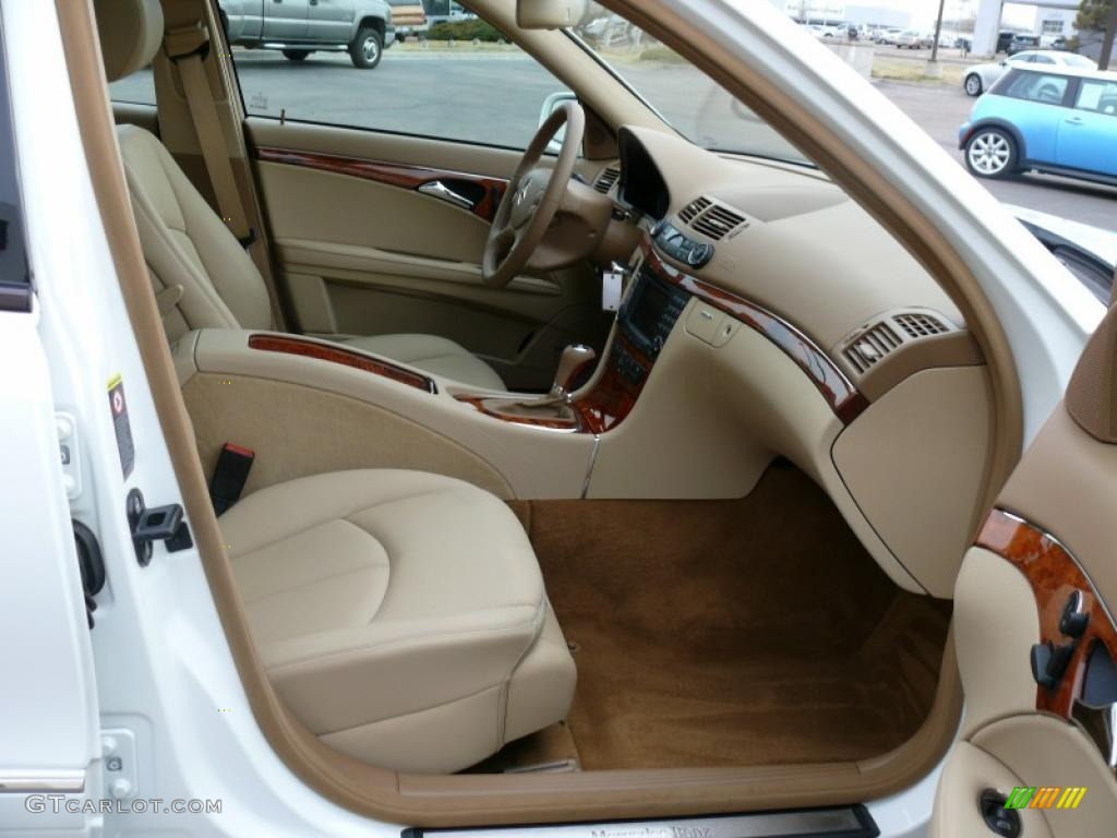 2008 E 350 4Matic Sedan - Arctic White / Cashmere photo #18