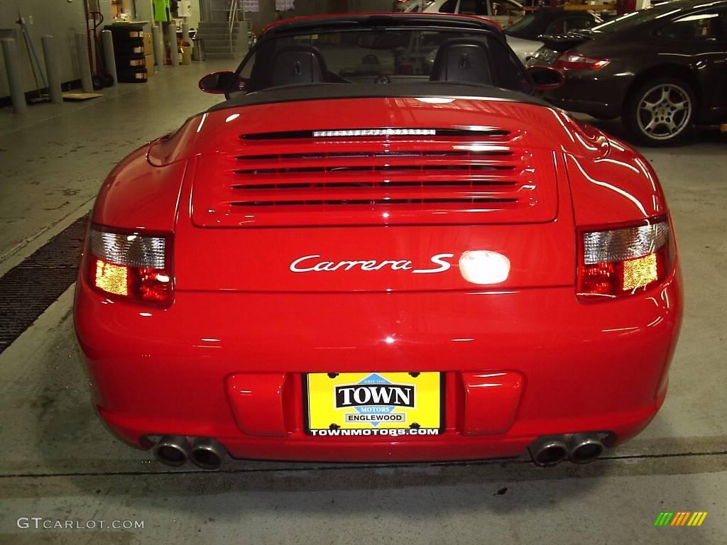2007 911 Carrera S Cabriolet - Guards Red / Black photo #5