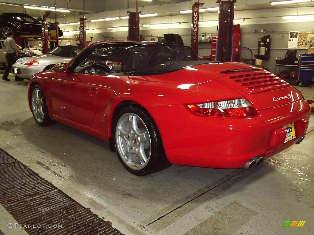 2007 911 Carrera S Cabriolet - Guards Red / Black photo #23