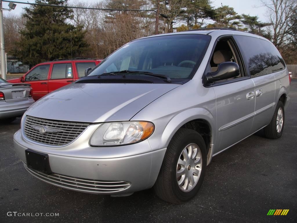 2002 Town & Country LX - Bright Silver Metallic / Taupe photo #1