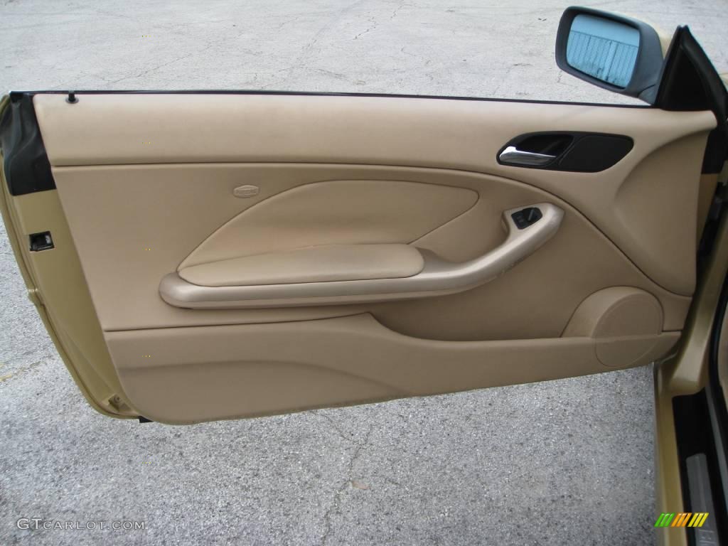 2001 3 Series 330i Coupe - Light Yellow Metallic / Sand photo #18