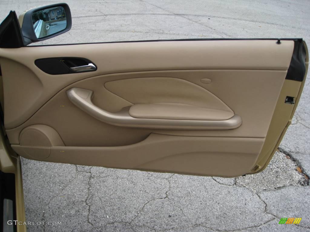 2001 3 Series 330i Coupe - Light Yellow Metallic / Sand photo #19