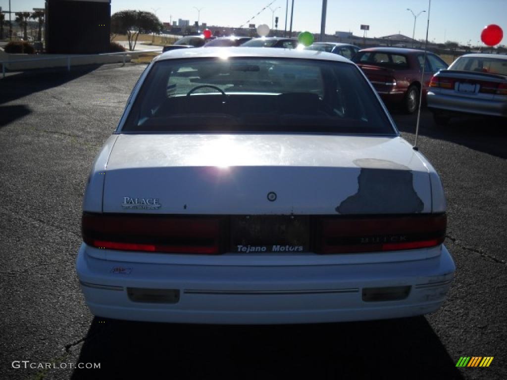 1994 Regal Custom Sedan - Bright White / Red photo #5