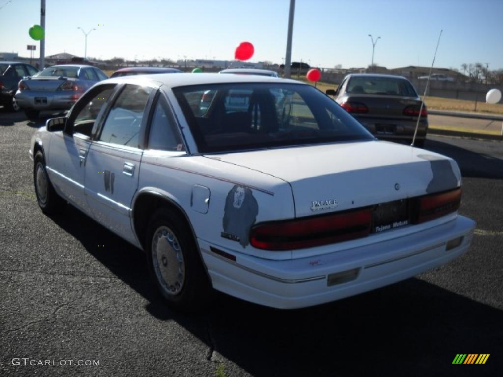 1994 Regal Custom Sedan - Bright White / Red photo #6