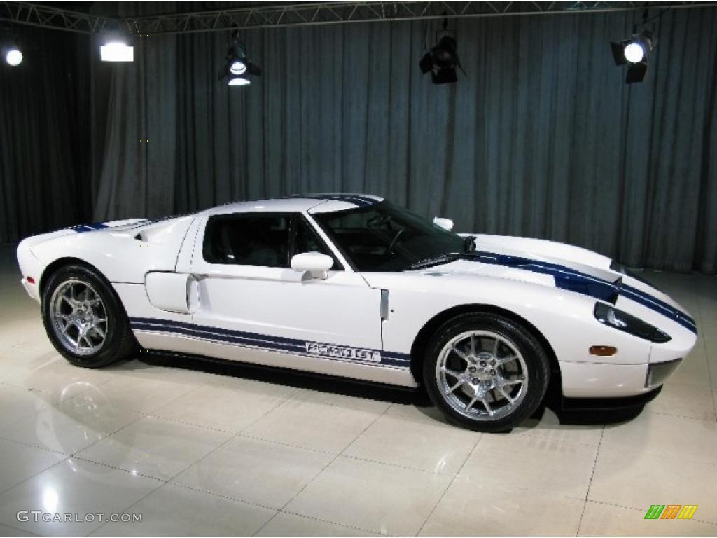 Centennial White 2005 Ford GT Standard GT Model Exterior Photo #25156051