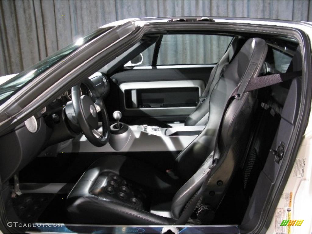 Ebony Black Interior 2005 Ford GT Standard GT Model Photo #25156083