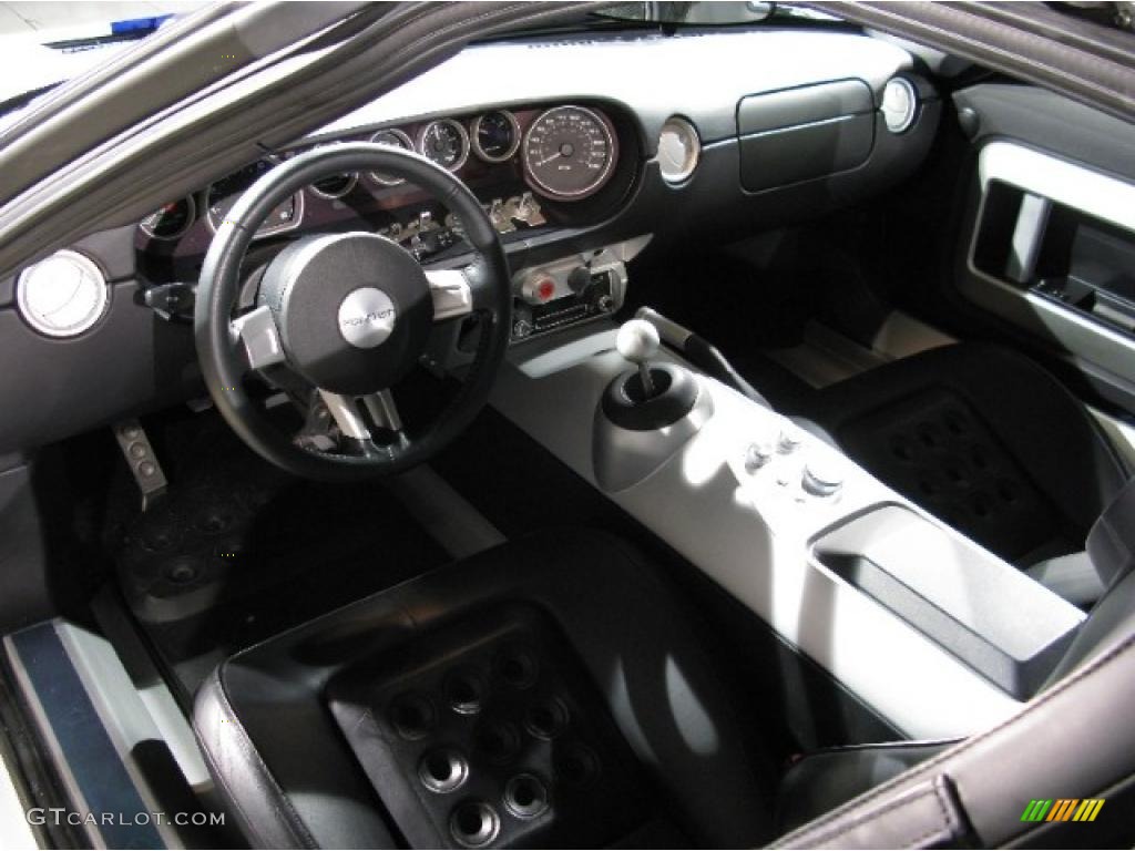 Ebony Black Interior 2005 Ford GT Standard GT Model Photo #25156095