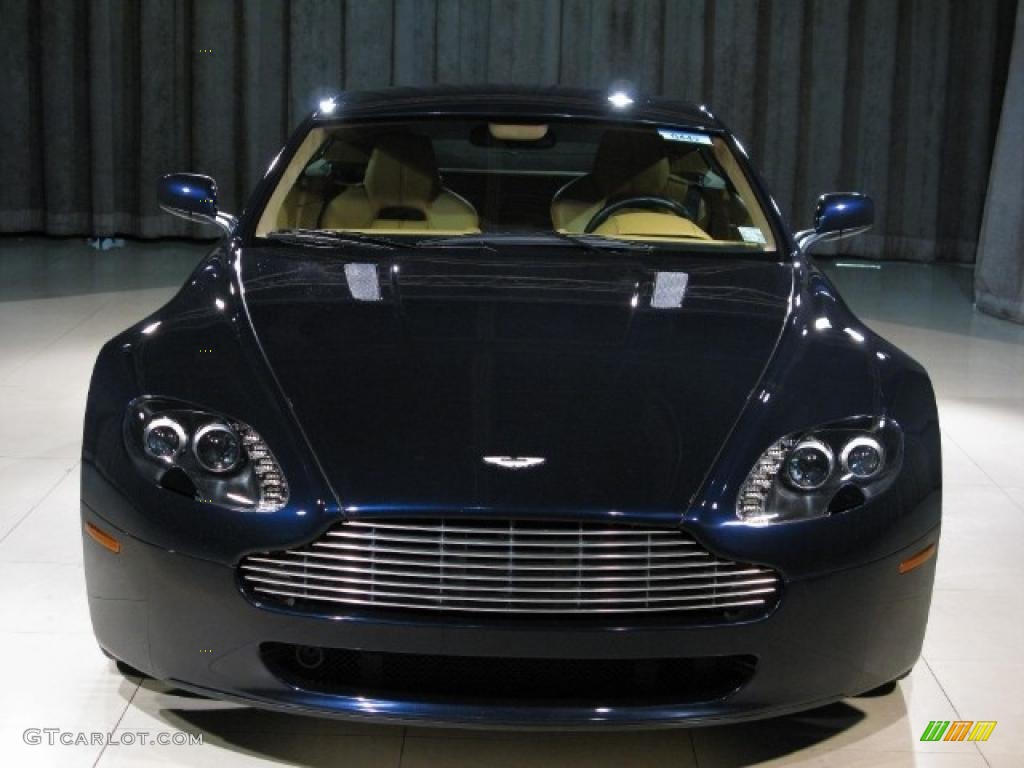 2008 V8 Vantage Coupe - Midnight Blue / Sahara Tan photo #4