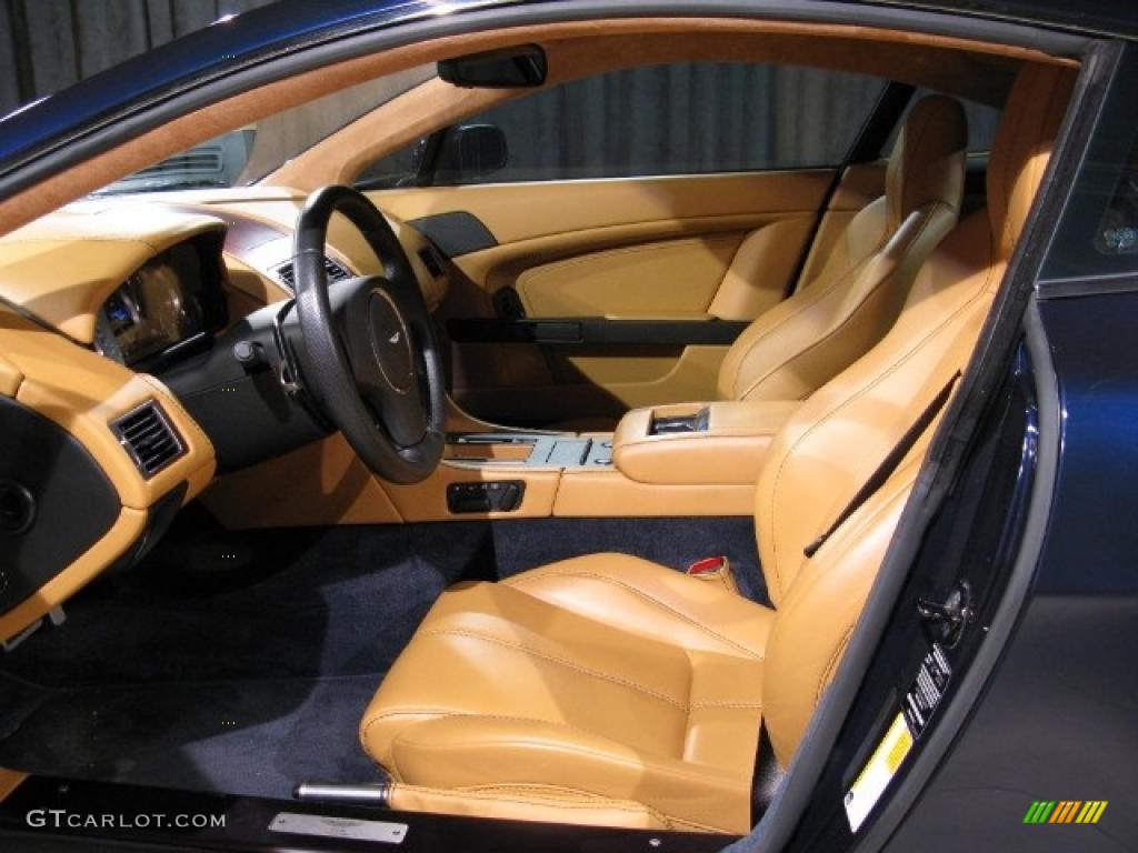 2008 V8 Vantage Coupe - Midnight Blue / Sahara Tan photo #6