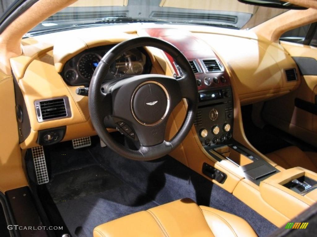 2008 V8 Vantage Coupe - Midnight Blue / Sahara Tan photo #7