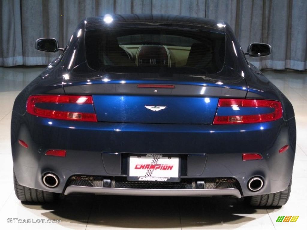 2008 V8 Vantage Coupe - Midnight Blue / Sahara Tan photo #18