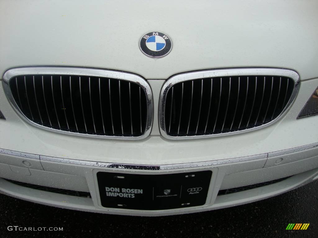 2006 7 Series 750Li Sedan - Alpine White / Dark Beige/Beige III photo #36