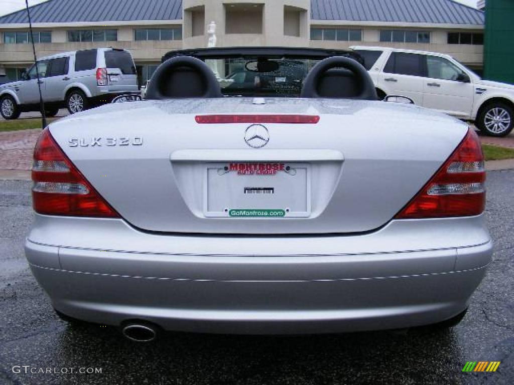 2001 SLK 320 Roadster - Brilliant Silver Metallic / Charcoal Black photo #5