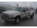 Silver Birch Metallic - Silverado 3500HD Classic LT Crew Cab 4x4 Dually Photo No. 1