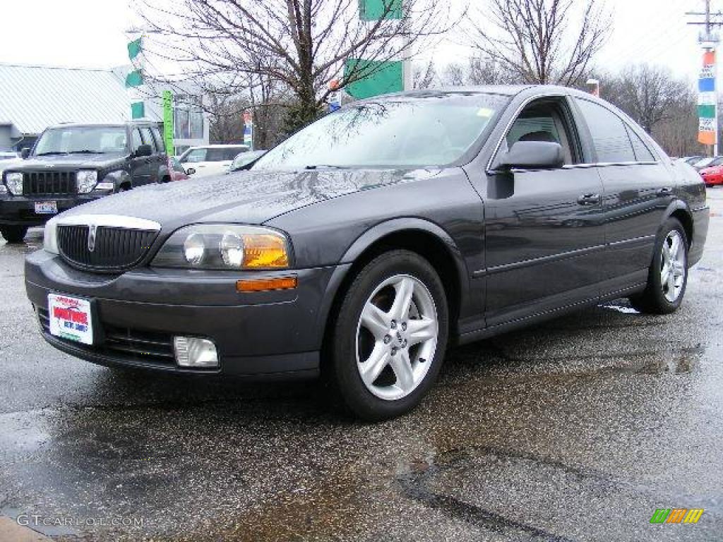 2002 LS V8 - Midnight Grey Metallic / Light Graphite photo #1