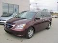 2007 Dark Cherry Pearl Honda Odyssey EX-L  photo #2