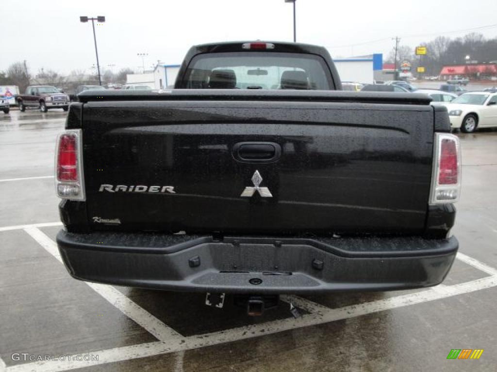 2007 Raider LS Double Cab - Brilliant Black / Slate photo #4