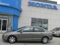 2008 Galaxy Gray Metallic Honda Civic LX Sedan  photo #3