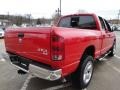 2005 Flame Red Dodge Ram 1500 SLT Quad Cab 4x4  photo #3