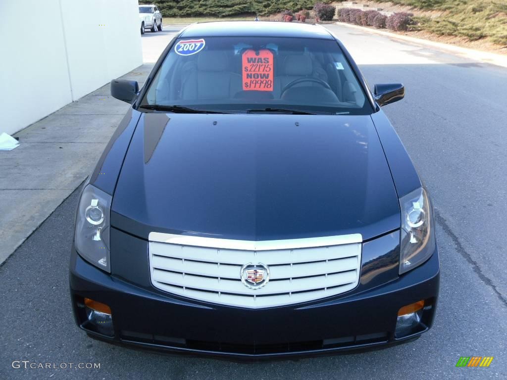 2007 CTS Sedan - Blue Chip / Light Gray/Ebony photo #6