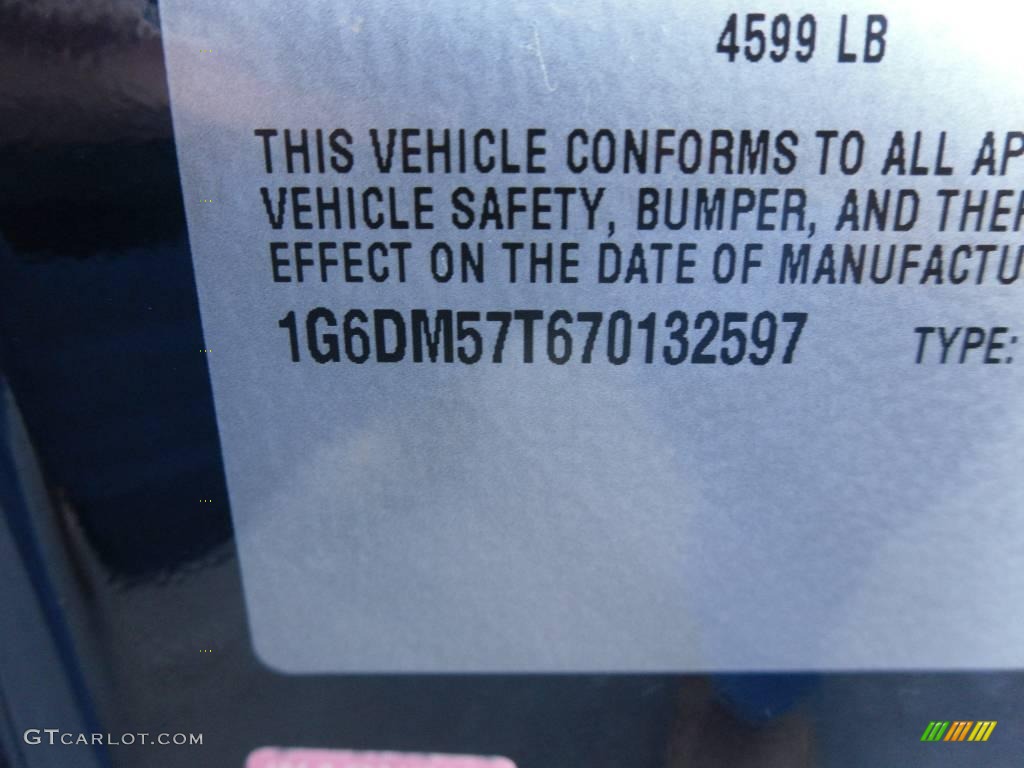 2007 CTS Sedan - Blue Chip / Light Gray/Ebony photo #10