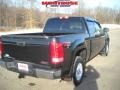 2008 Onyx Black GMC Sierra 1500 SLE Crew Cab 4x4  photo #3