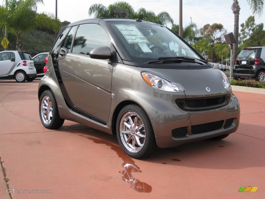 Gray Metallic 2009 Smart fortwo passion cabriolet Exterior Photo #25170136