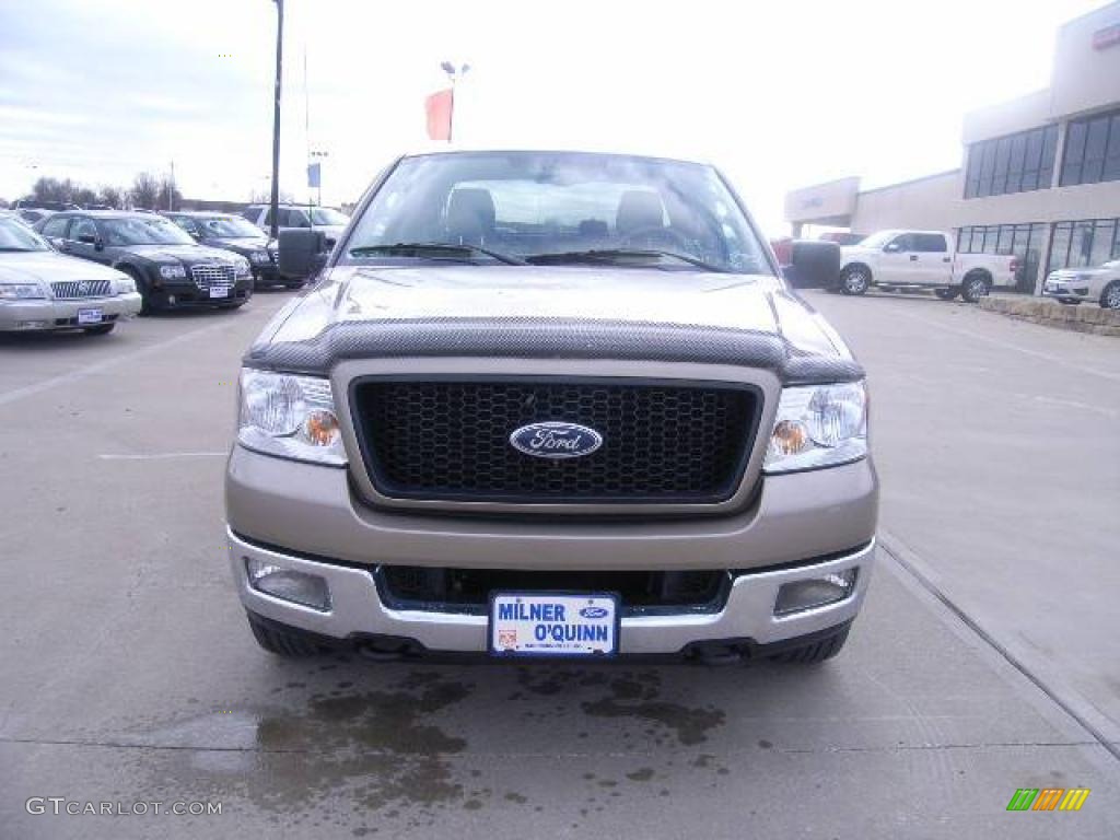 2005 F150 XLT SuperCab 4x4 - Arizona Beige Metallic / Tan photo #8