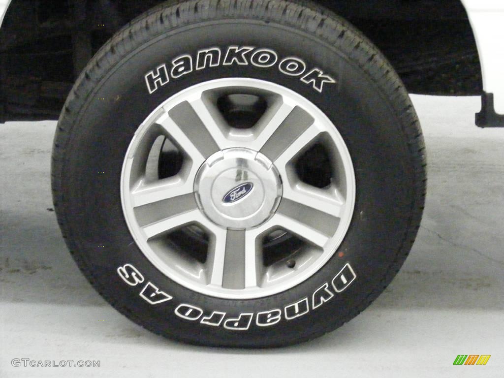 2006 F150 XLT SuperCab 4x4 - Oxford White / Medium/Dark Flint photo #25