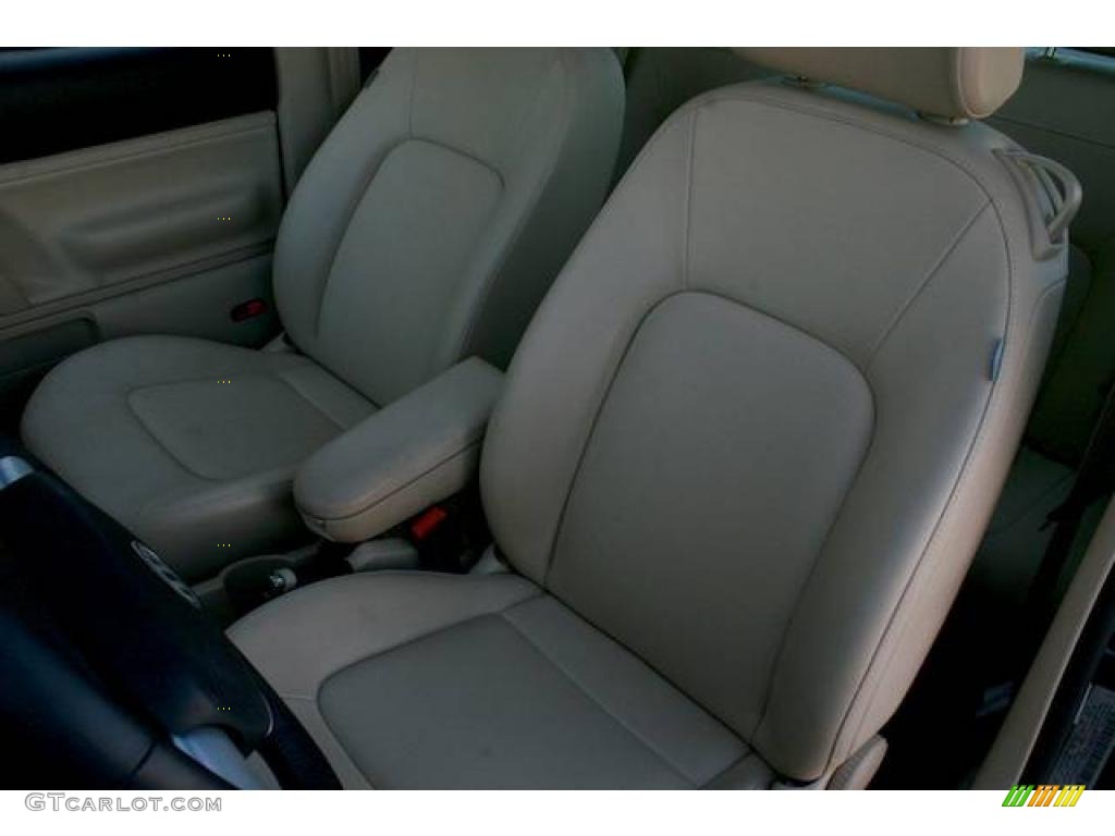 Cream Beige Interior 2008 Volkswagen New Beetle SE Coupe Photo #25171696