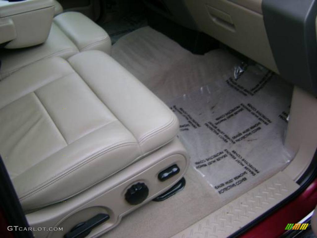 2006 F150 Lariat SuperCrew - Dark Toreador Red Metallic / Medium/Dark Flint photo #7