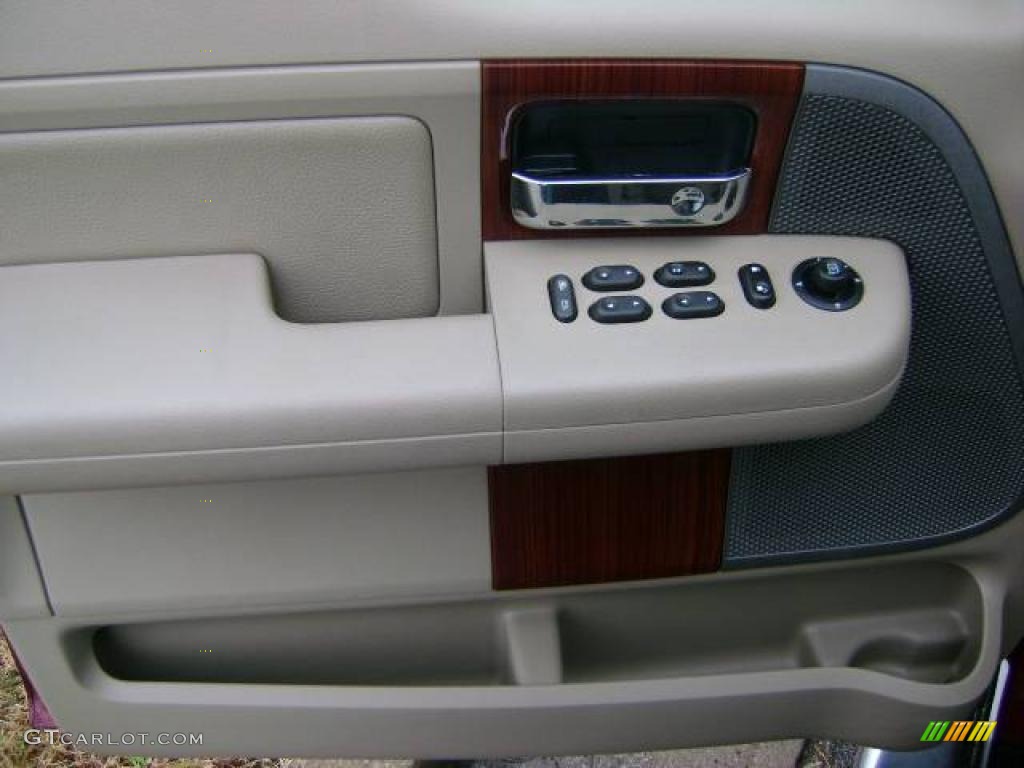 2006 F150 Lariat SuperCrew - Dark Toreador Red Metallic / Medium/Dark Flint photo #21