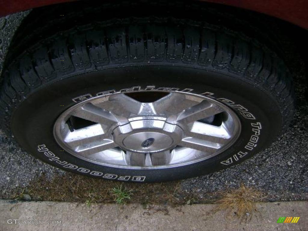 2006 F150 Lariat SuperCrew - Dark Toreador Red Metallic / Medium/Dark Flint photo #22