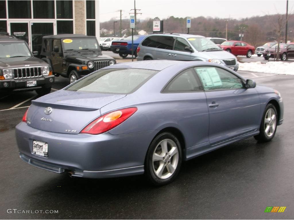 2004 Solara SE Sport V6 Coupe - Cosmic Blue Metallic / Dark Stone Gray photo #2