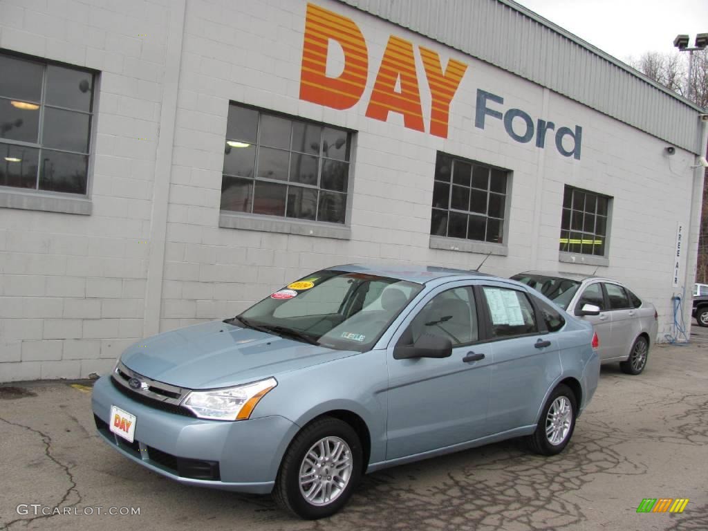 Light Ice Blue Metallic Ford Focus