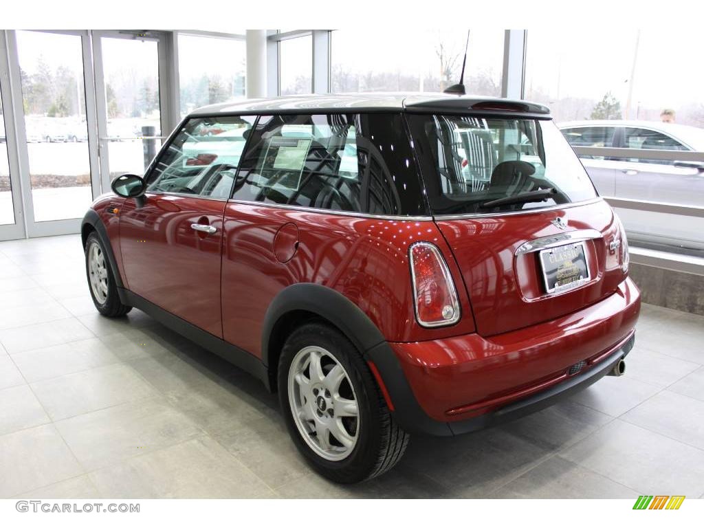 2006 Cooper Hardtop - Chili Red / Black/Panther Black photo #4
