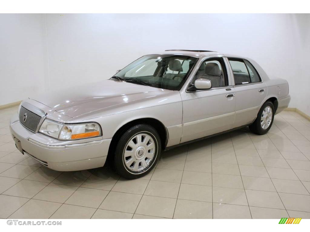 2004 Grand Marquis LS - Silver Birch Metallic / Light Flint photo #3