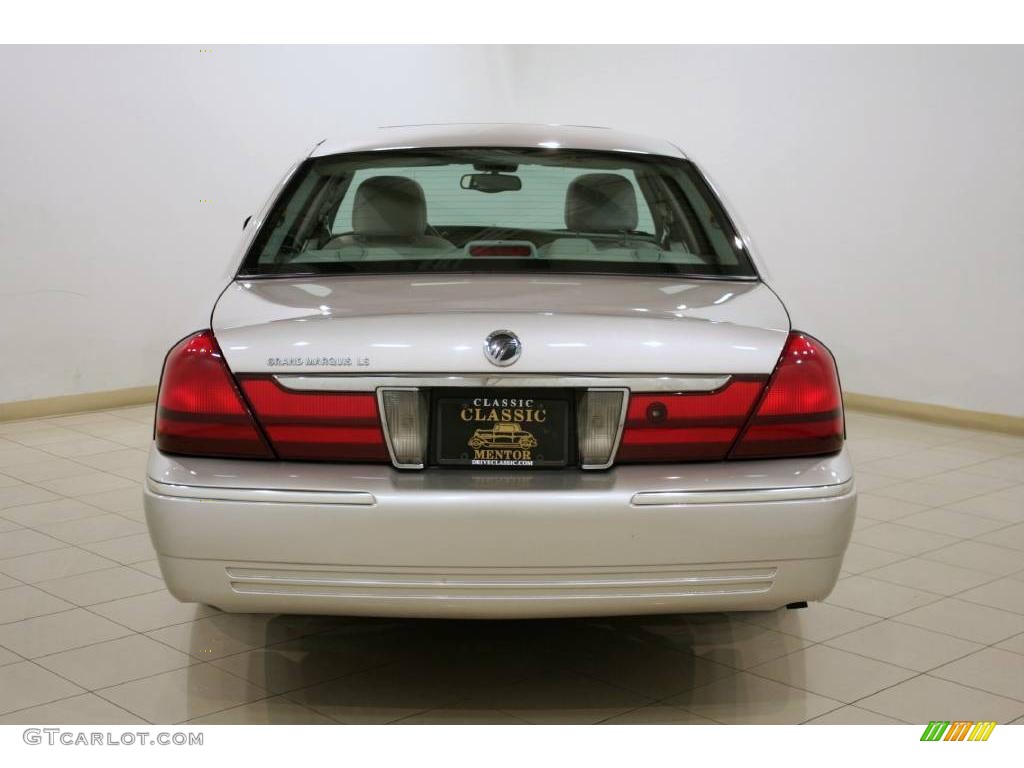 2004 Grand Marquis LS - Silver Birch Metallic / Light Flint photo #6