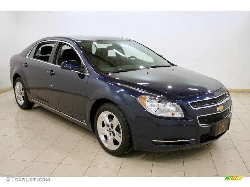 2009 Malibu LT Sedan - Imperial Blue Metallic / Ebony photo #1