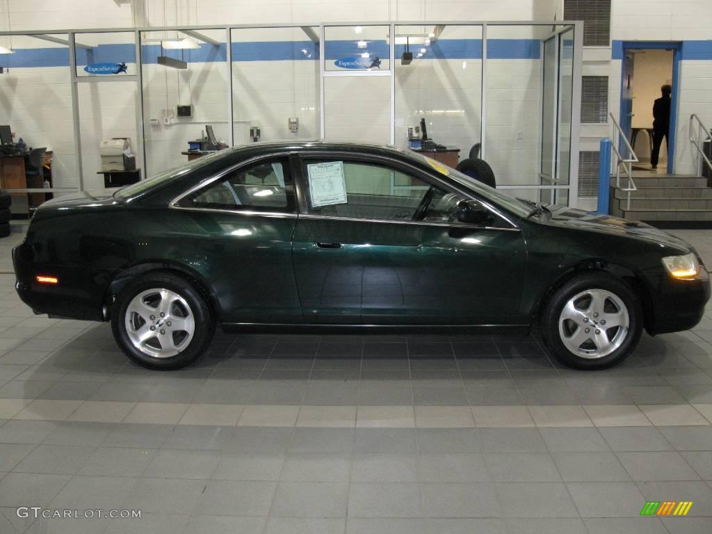 1999 Accord EX V6 Coupe - Dark Emerald Pearl / Ivory photo #3
