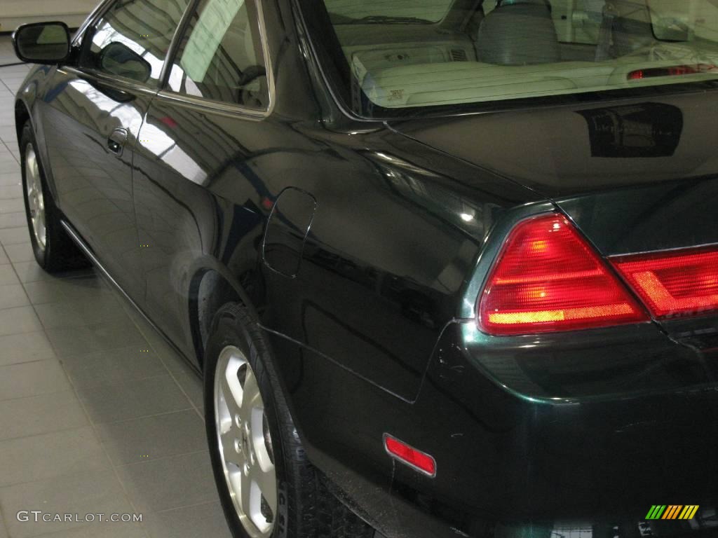 1999 Accord EX V6 Coupe - Dark Emerald Pearl / Ivory photo #7